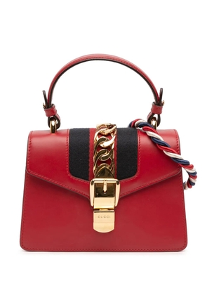 Gucci Pre-Owned 2016-2025 Mini Calfskin Sylvie satchel - Red