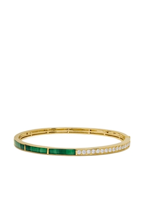Jewels Aficionado 18K yellow gold malachite and diamond bracelet