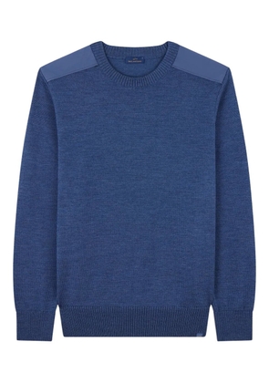 Paul & Shark typhoon detail crewneck sweater - Blue