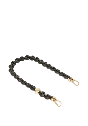 LOEWE braided leather chain strap - Green