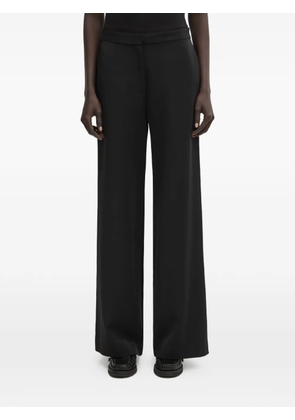 SAMSOE SAMSOE rear welt pockets wide-leg trousers - Black