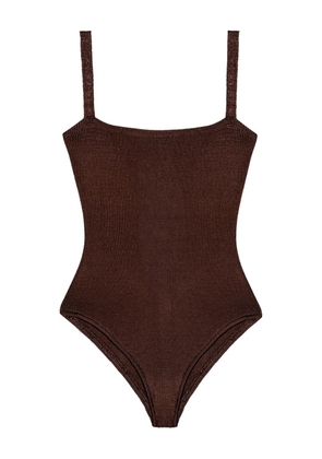 Calle Del Mar ribbed knit bodysuit - Brown