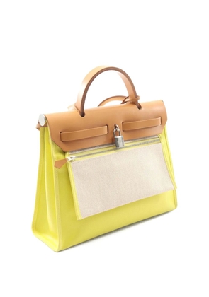 Hermès Pre-Owned 2019 Toile Vache Hunter Herbag Zip 31 satchel - Yellow