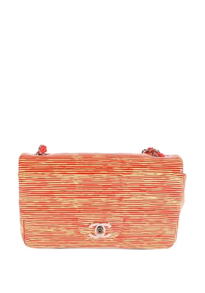CHANEL Pre-Owned mini Classic Flap striped shoulder bag - Red