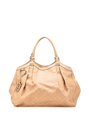 Gucci Pre-Owned 2000-2015 Large Guccissima Sukey tote bag - Brown