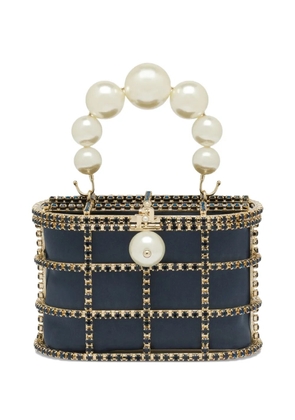 Rosantica Mini Holli Blue pearl-embellished mini bag