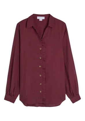 NEVER FULLY DRESSED Miley ruffled buttoned shirt - Red