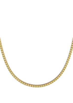 VEYNOU 18kt recycled yellow gold Elara diamond tennis necklace