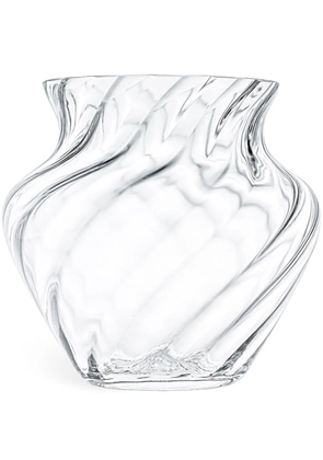 KLIMCHI Marika glass vase (22cm x 23cm) - White