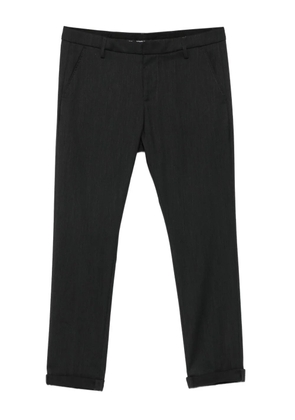 DONDUP pinstripe cuffed trousers - Grey