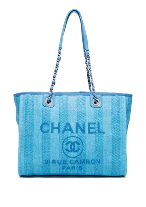 CHANEL Pre-Owned 2020 Deauville MM tote bag - Blue