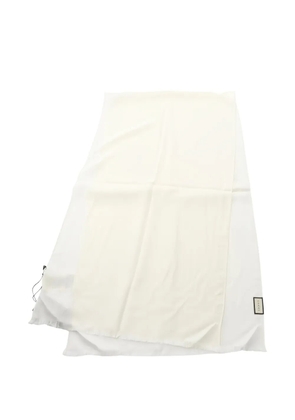 Gucci Pre-Owned 2020s GG-patterned scarf - White