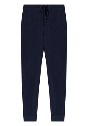 Hanro drawstring straight-leg trousers - Blue