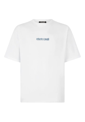 Roberto Cavalli logo-print T-shirt - White