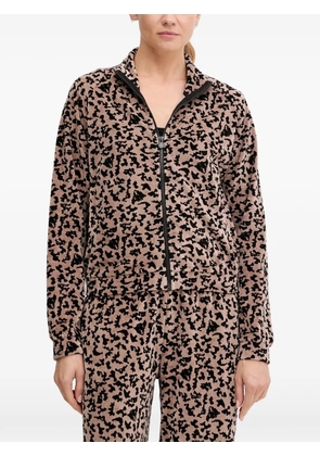 Ea7 Emporio Armani patterned tracksuit - Neutrals