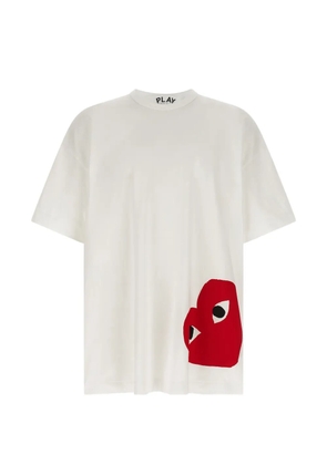 Comme Des Garçons Play front print T-shirt - White