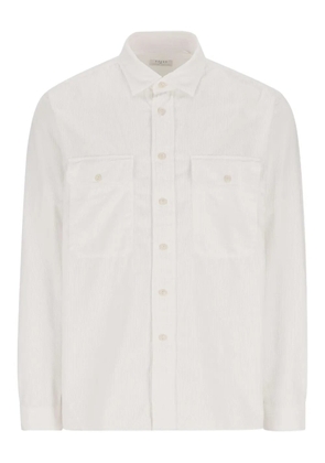 Xacus corduroy patch-pocket shirt - White