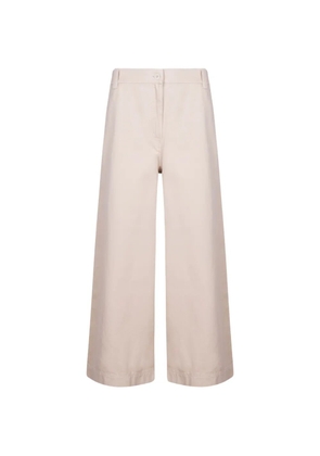 Weekend Max Mara cotton trousers - Neutrals