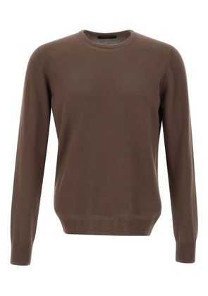 Gran Sasso long-sleeved crew-neck sweater - Brown