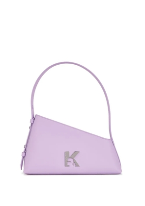 Karl Lagerfeld Jeans Geo geometric-silhouette shoulder bag - Purple