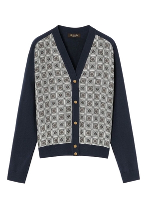 Loro Piana Mendoza cardigan - Blue