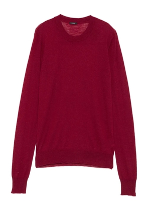 JOSEPH round-neck cashmere sweater - Red
