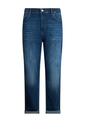 LIU JO contrast-stitching jeans - Blue