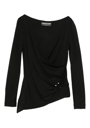 CHIARA BONI La Petite Robe asymmetric blouse - Black