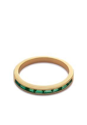 Monica Vinader Mini Baguette Half Eternity ring - Gold