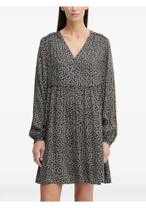 Marc O'Polo V-neck floral print dress - Black