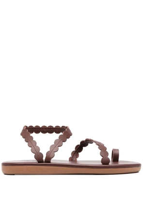 Ancient Greek Sandals multi-strap leather sandals - Brown