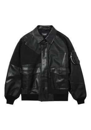 Comme des Garçons Homme patchwork panelled jacket - Black