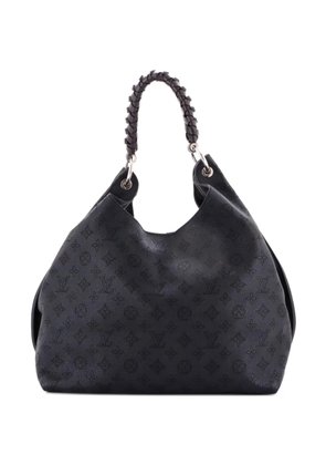 Louis Vuitton Pre-Owned Carmel Mahina Leather hobo bag - Black