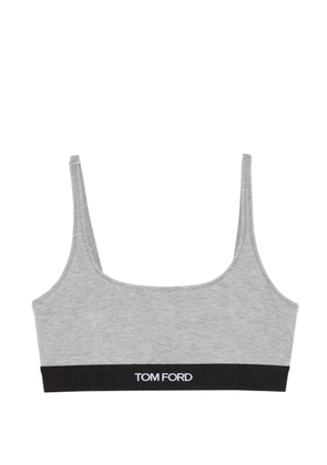 TOM FORD logo bra - Grey