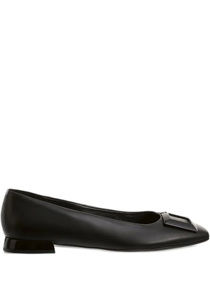 Hogl Coco buckle-embellished flat pumps - Black