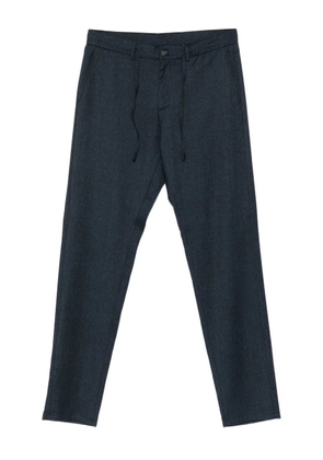 Canali drawstring wool trousers - Blue