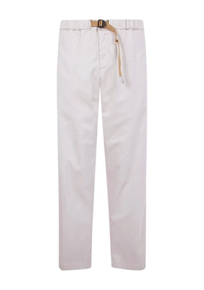 White Sand drawstring-fastening trousers