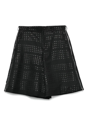 Black Comme Des Garçons polka-dot shorts