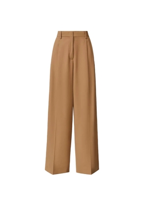 Fabiana Filippi pleated wide trousers - Brown