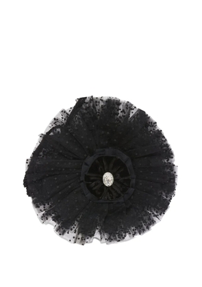 Vintage tulle crossbody bag - Black