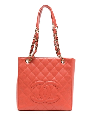 CHANEL Pre-Owned 2003 Petite Shopping tote bag - Orange