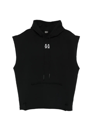 44 LABEL GROUP sleeveless hoodie - Black