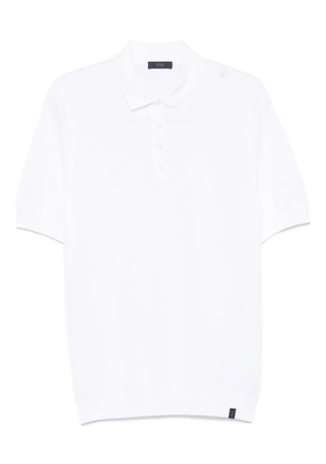 Fay piqué polo shirt - White