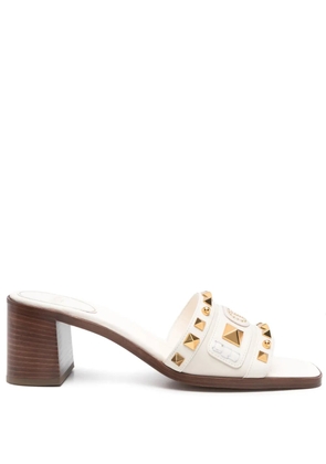Valentino Garavani 65mm VLogo Signature mules - White