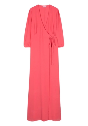 Patrizia Pepe pleat-detail wrap dress - Pink