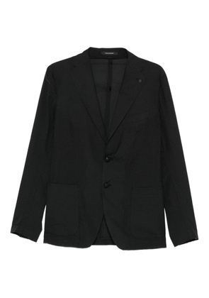 Tagliatore textured blazer - Black