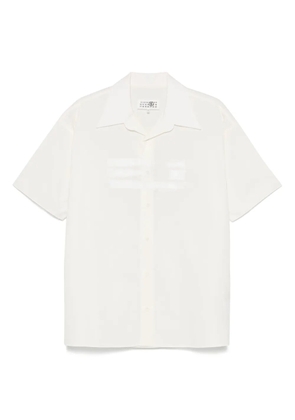 MM6 Maison Margiela numbers-motif shirt - White