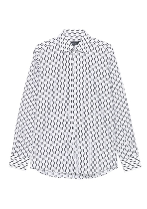 Karl Lagerfeld geometric-print shirt - White