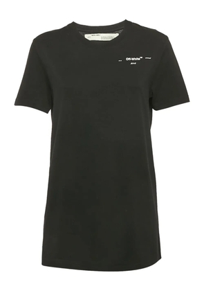 Off-White Pre-Owned floral-print T-shirt - Black