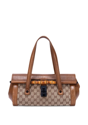 Gucci Pre-Owned GG bamboo bullet tote bag - Brown